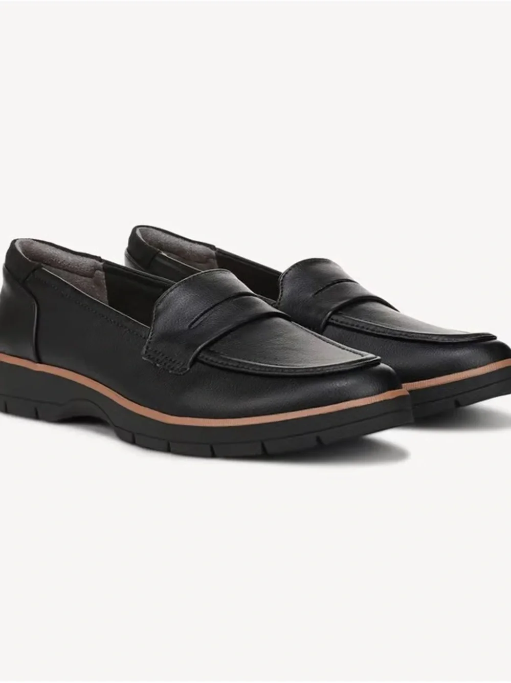 DR. SCHOLL’S Nice Day Loafer Slip In Shoes Black  Size 8 NEW